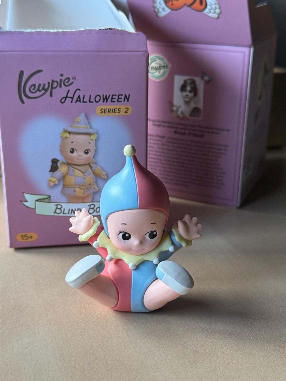 authentic • kewpie halloween series 2 figurine • clown
